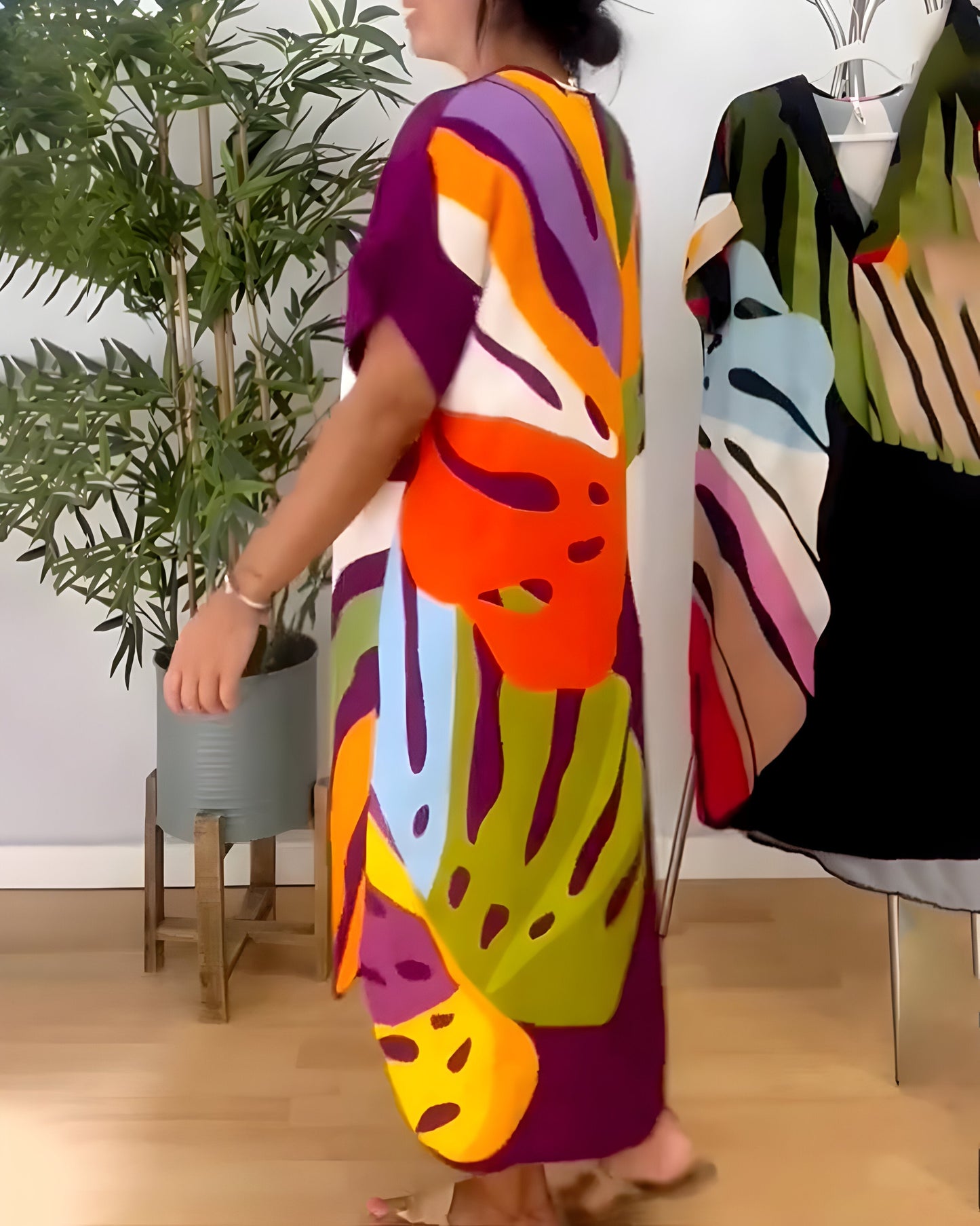 EMELIA | Abstract Print Dress