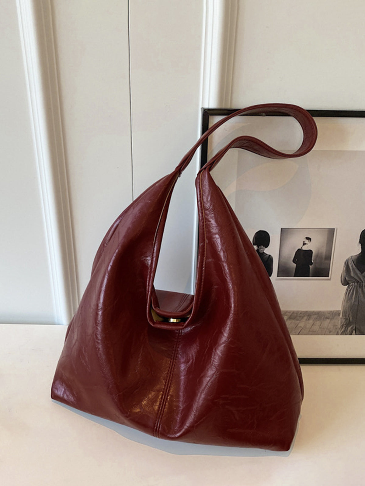 Arden Leisure Button Hobo Bag