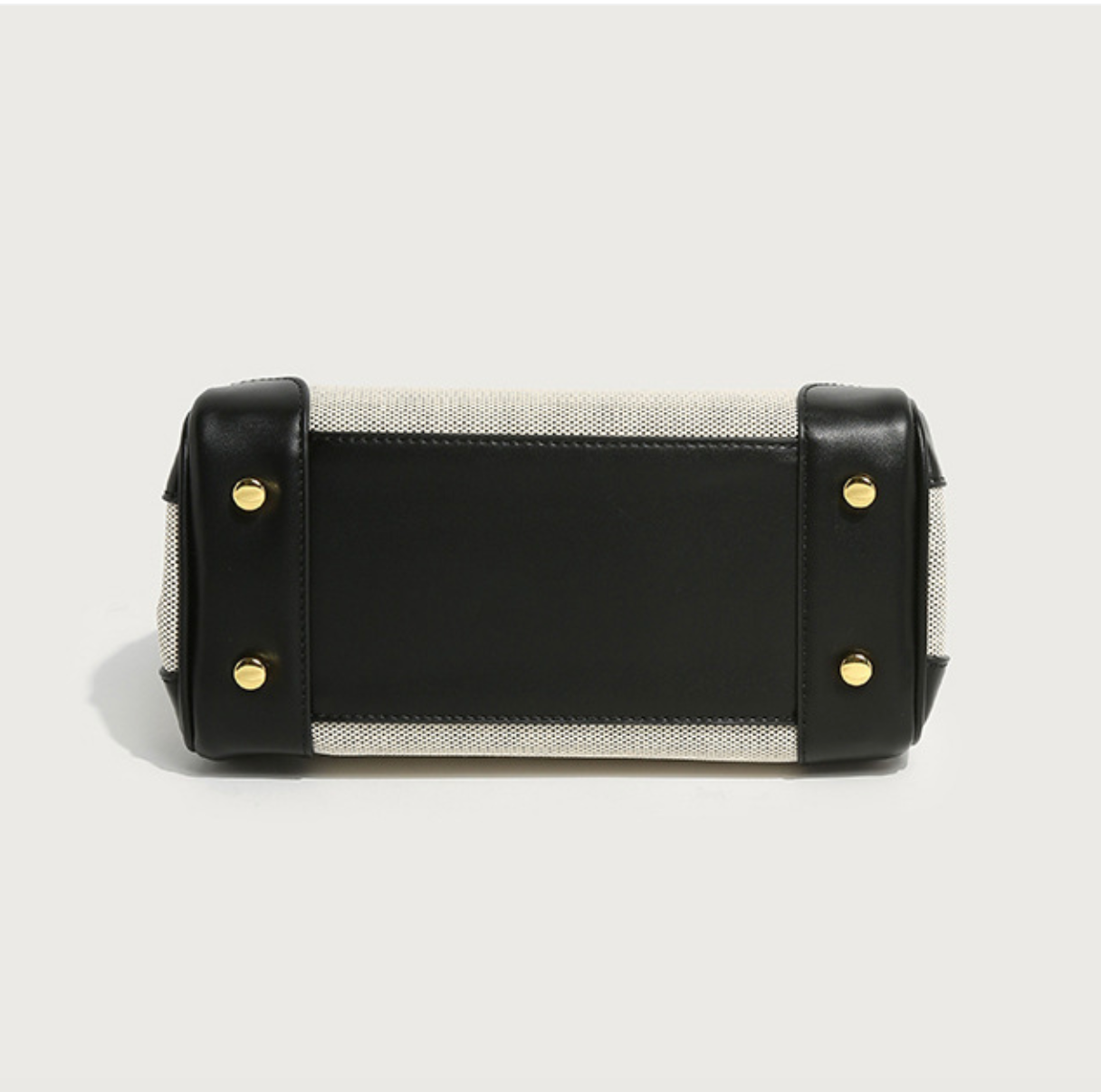 Canvas Leather Tote Bag