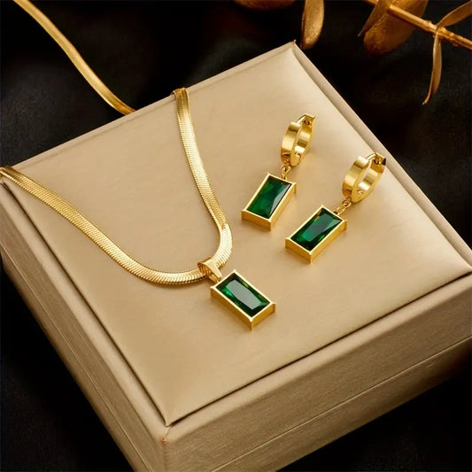 Iselotte Verdain Jewelry Set | Gold 18k