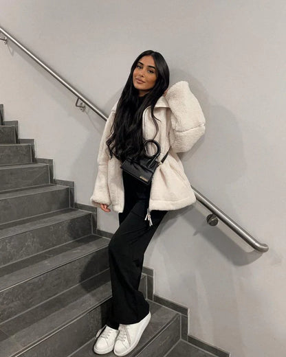 ELIXA | Soft Teddy Coat