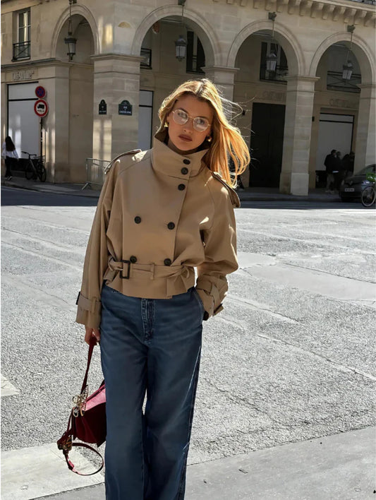 Mariva | Stylish Cropped Coat