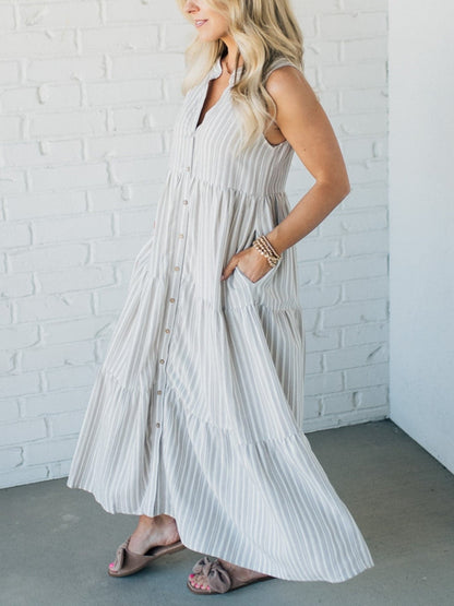 Gisela | Coastal Stripe Dress