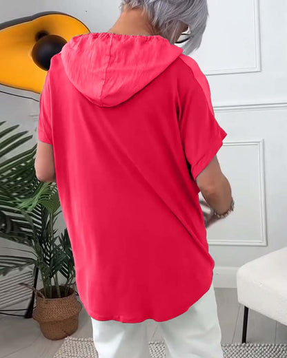 Lory | Floral Hooded Blouse