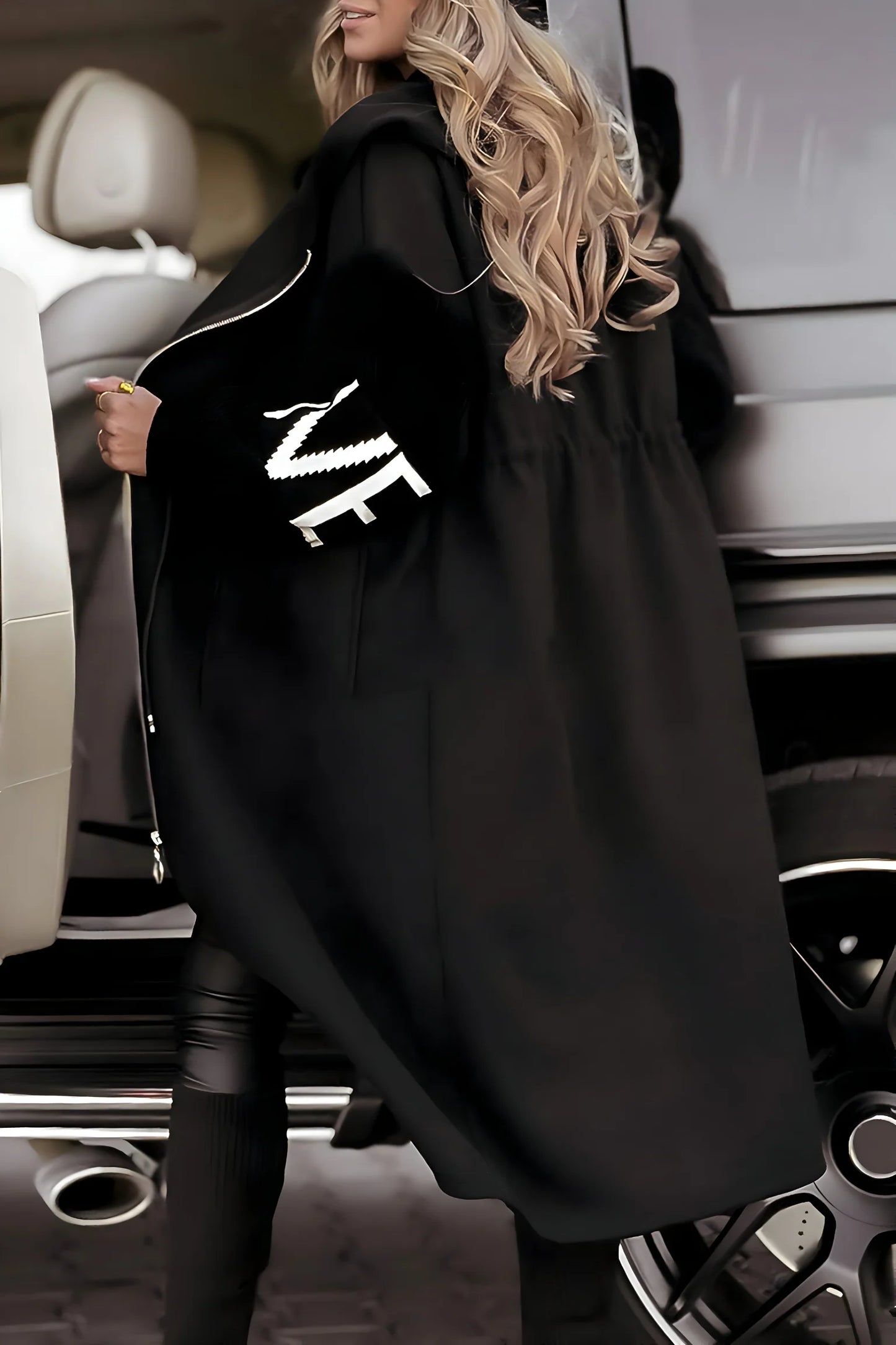 Virelle | Knitted Hooded Long Coat