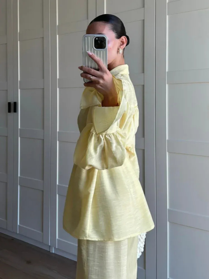 Carenza™ | Elegant Linen Dress