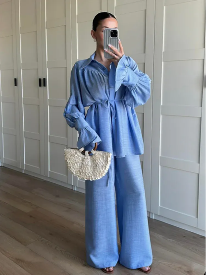 Carenza™ | Elegant Linen Dress