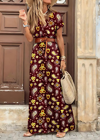 Isha | Boho Sunset Dress