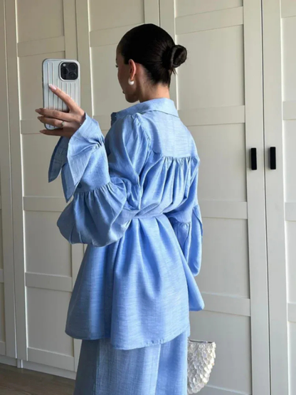 Carenza™ | Elegant Linen Dress