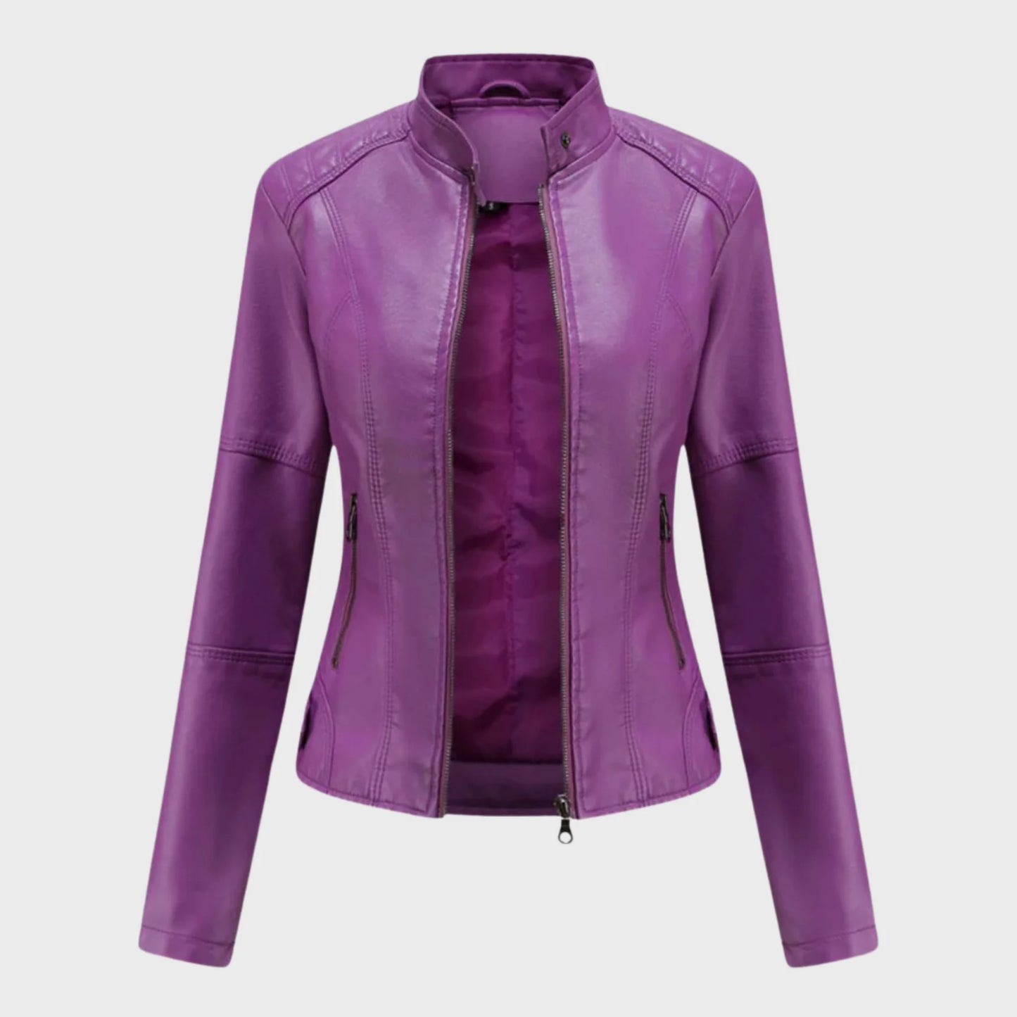 Romina | Casual Leather Jacket