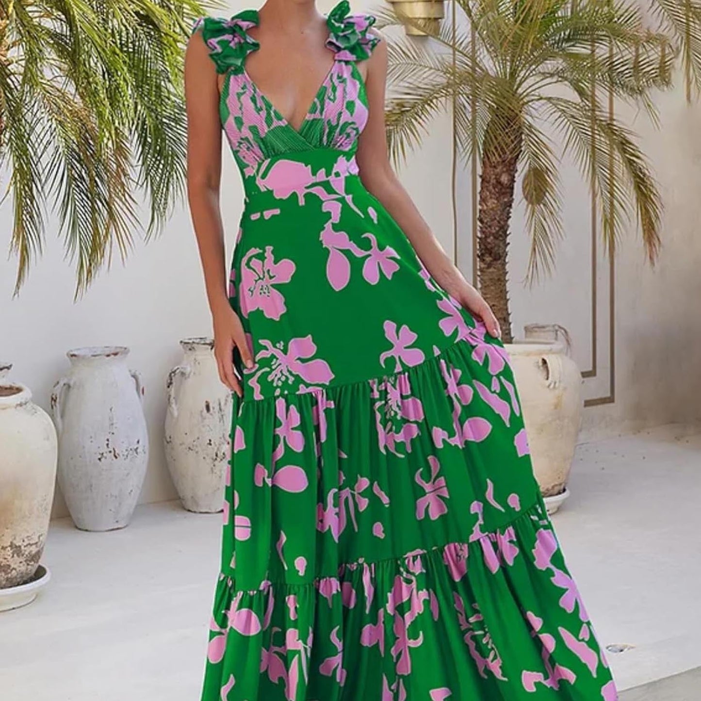 Mandy | Elegant Printed Swim Set