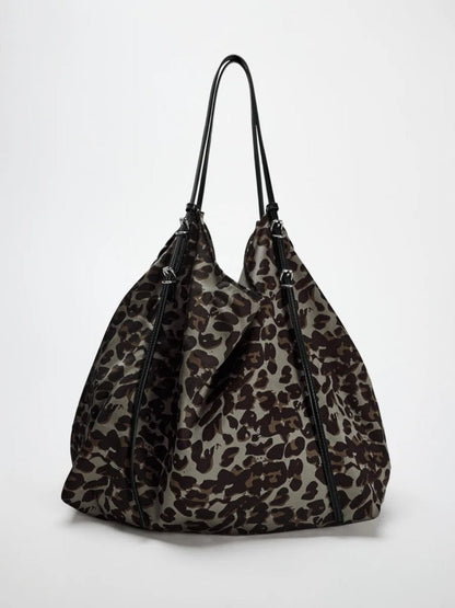 Harper Leopard Print Tote Bag