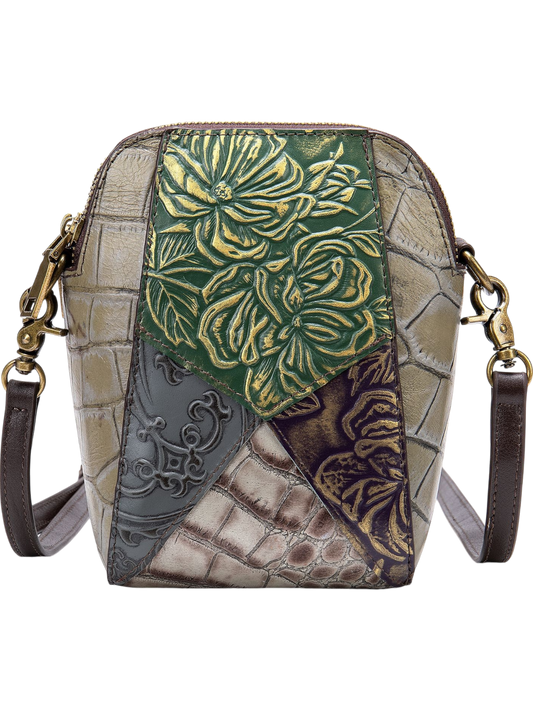 Clara Retro Ethnic Style Mini Leather Crossbody Bag