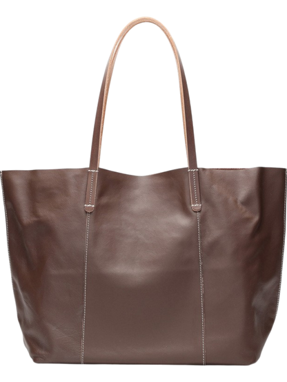 Mira Everyday Cowhide Leather Tote Bag