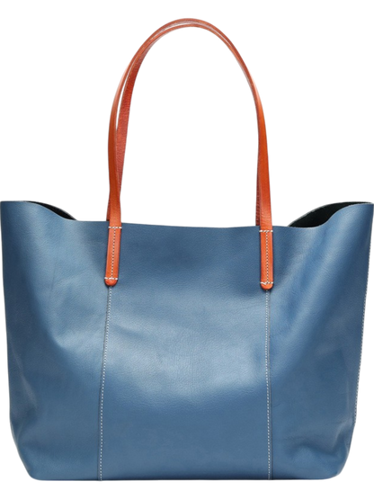 Mira Everyday Cowhide Leather Tote Bag