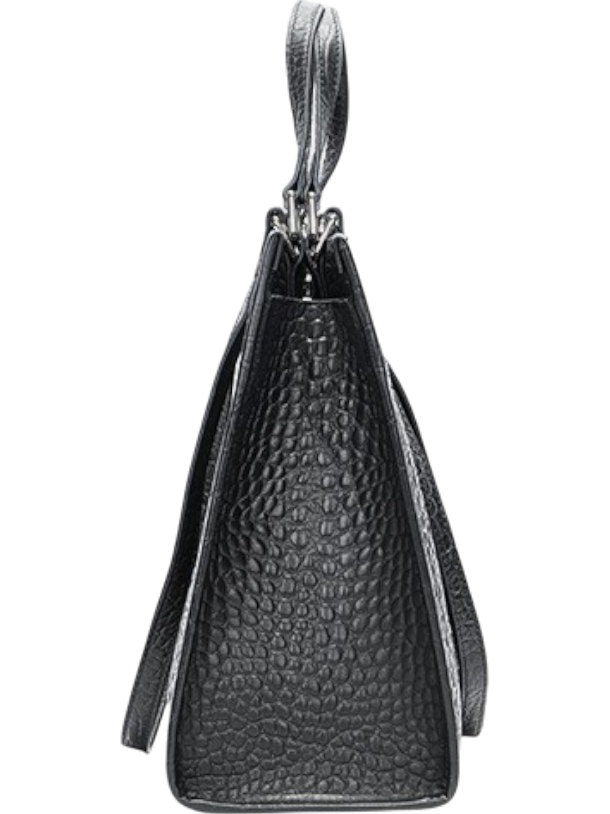 Nora Crocodile-Embossed Leather Tote Bag