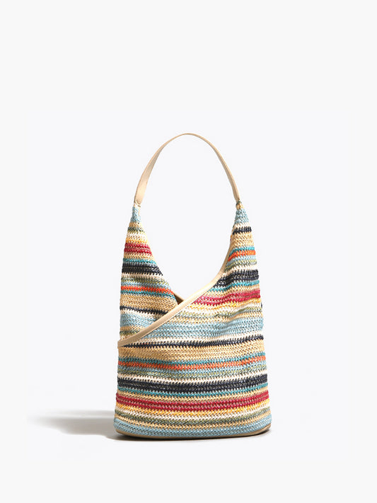 Scarlett Woven Shoulder Bag