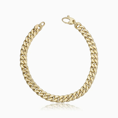 Estate Cuban Bracelet | Gold 16k