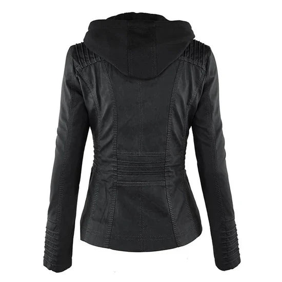 ZYNNIA | Weatherproof Leather Jacket