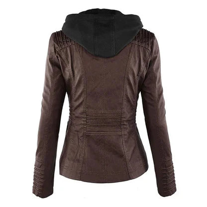 ZYNNIA | Weatherproof Leather Jacket