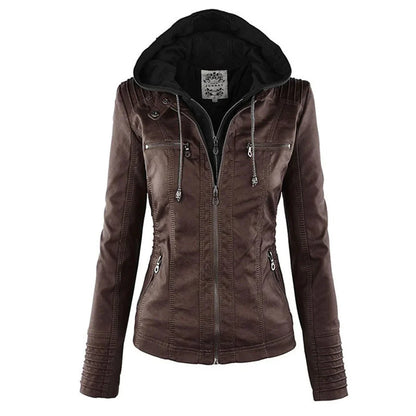 ZYNNIA | Weatherproof Leather Jacket