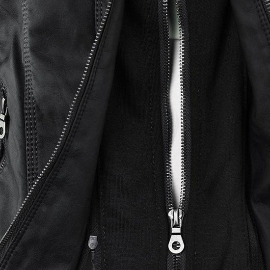 ZYNNIA | Weatherproof Leather Jacket
