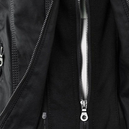 ZYNNIA | Weatherproof Leather Jacket