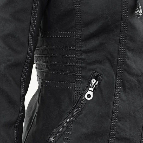 ZYNNIA | Weatherproof Leather Jacket
