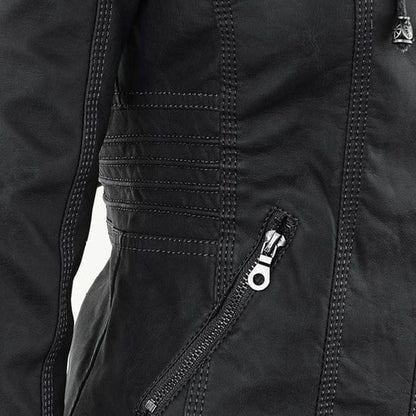 ZYNNIA | Weatherproof Leather Jacket