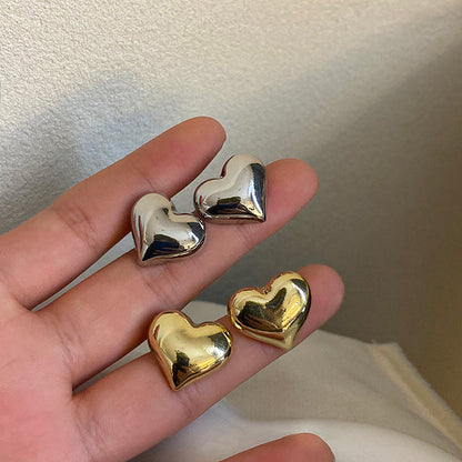 Elegant Heart-Shaped Earrings