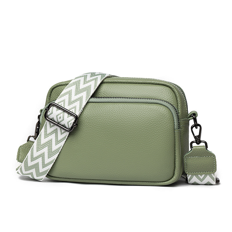 Charleston Signature Leather Crossbody Bag with Accessories