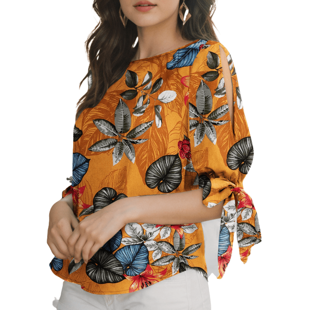 Floral - Yellow / XXL