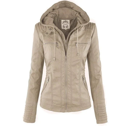 ZYNNIA | Weatherproof Leather Jacket