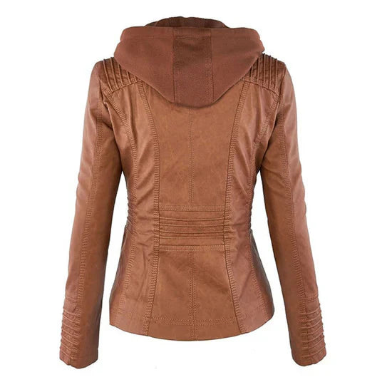 ZYNNIA | Weatherproof Leather Jacket