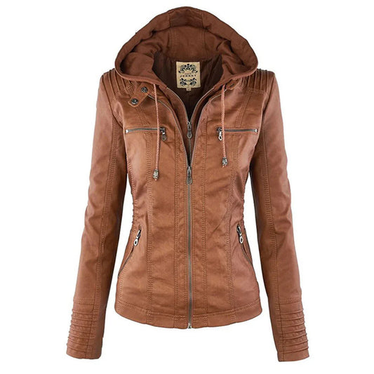 ZYNNIA | Weatherproof Leather Jacket