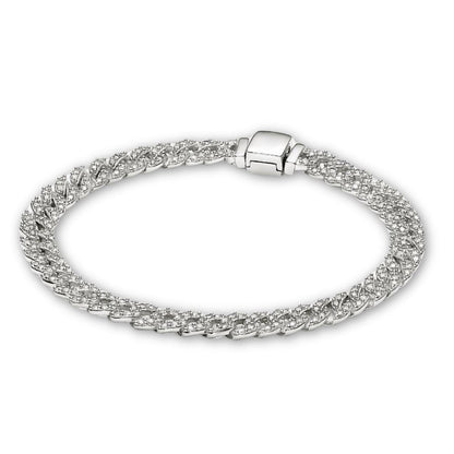 Moissanite Cuban Bracelet | Gold 18k