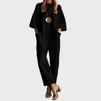 Avalyn™ | Elegant Short Sleeve Jumpsuit