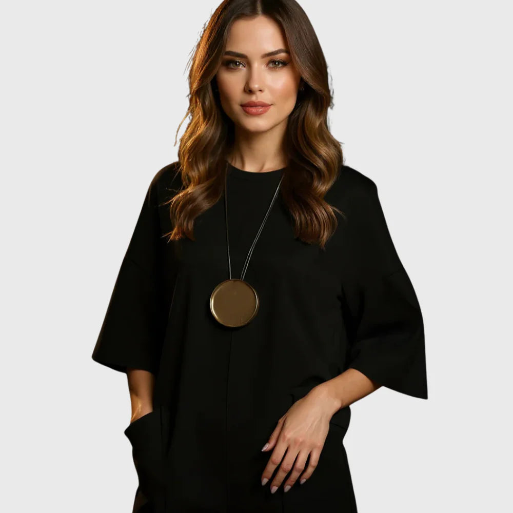 Avalyn™ | Elegant Short Sleeve Jumpsuit