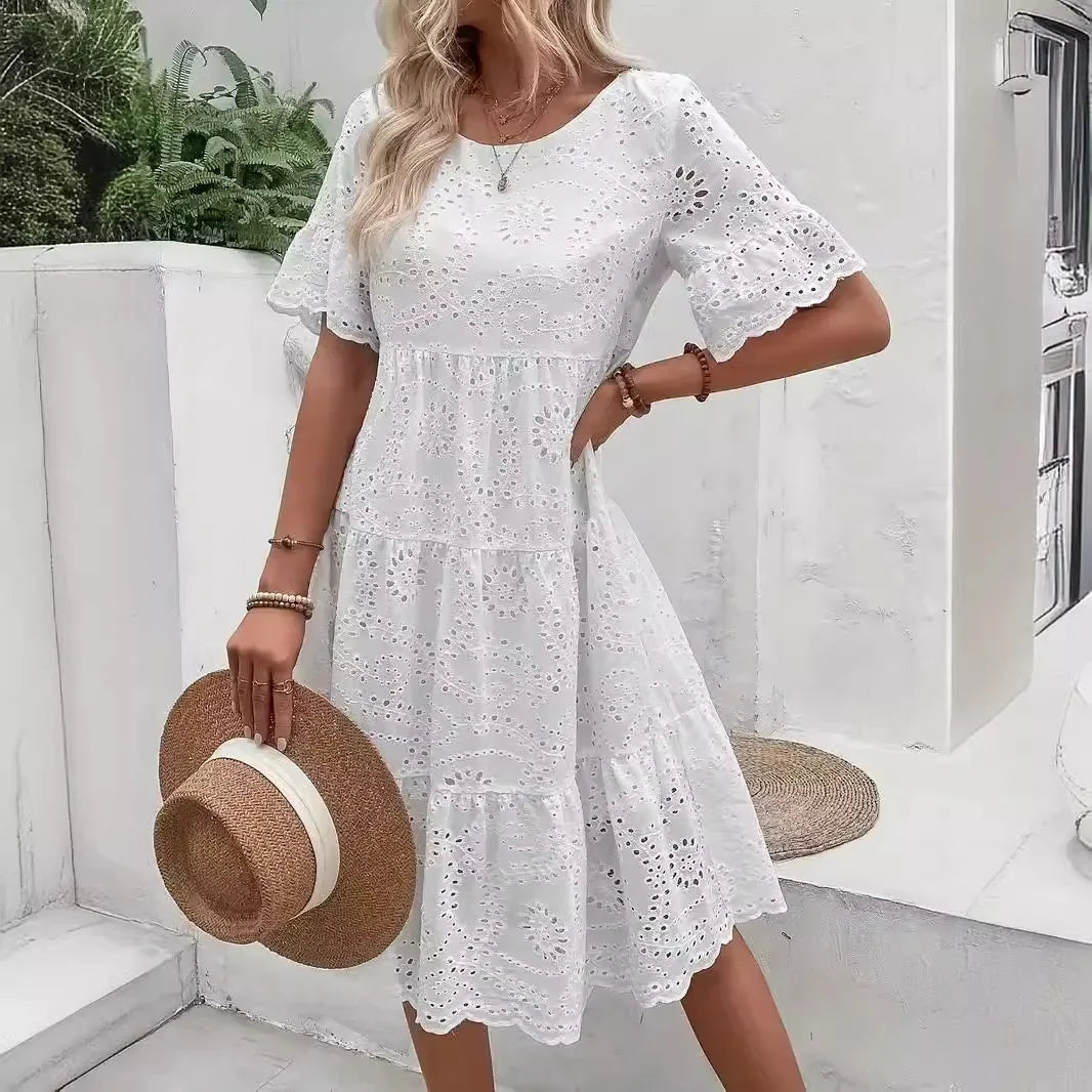 Jacky | Soft Lace Dress