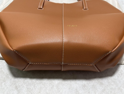 Cowhide Bucket Tote Bag