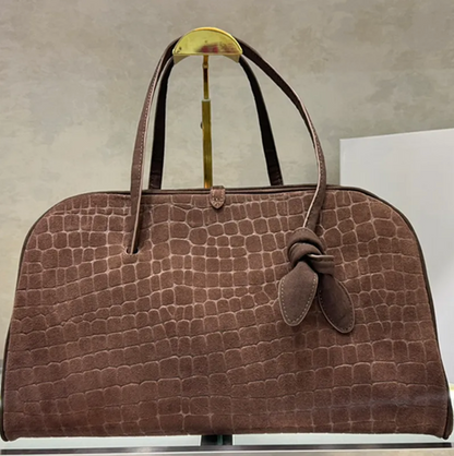 Cowhide Commuter Tote