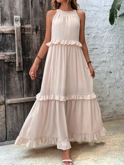 LANDRY | Chic Ruffle Trim Sleeveless Dress