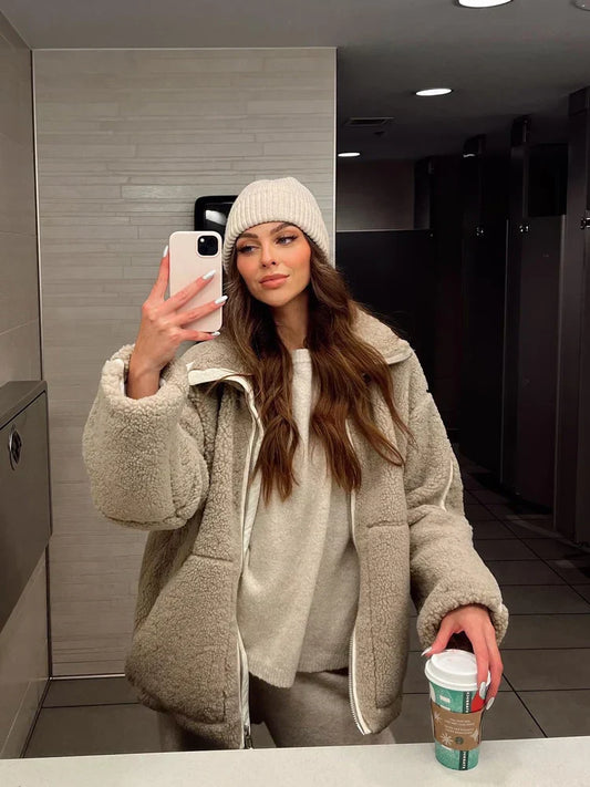 ELIXA | Soft Teddy Coat