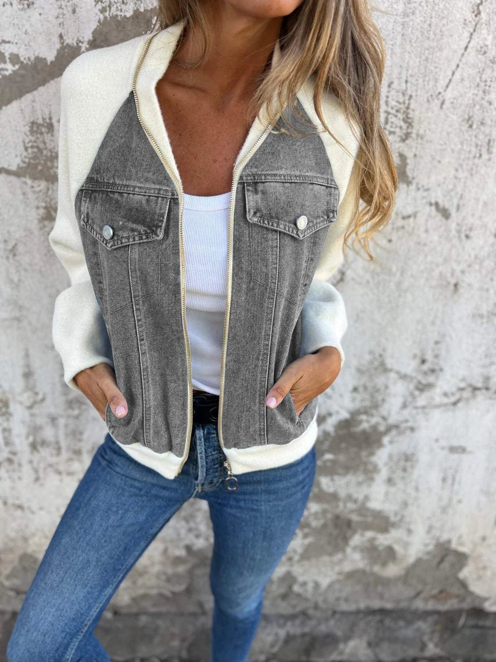 Addie | Elegant Denim Jacket