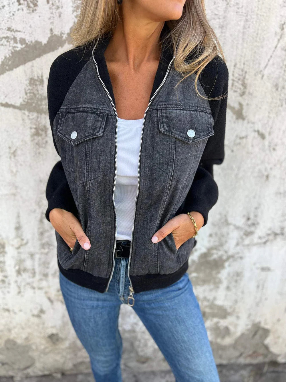 Addie | Elegant Denim Jacket