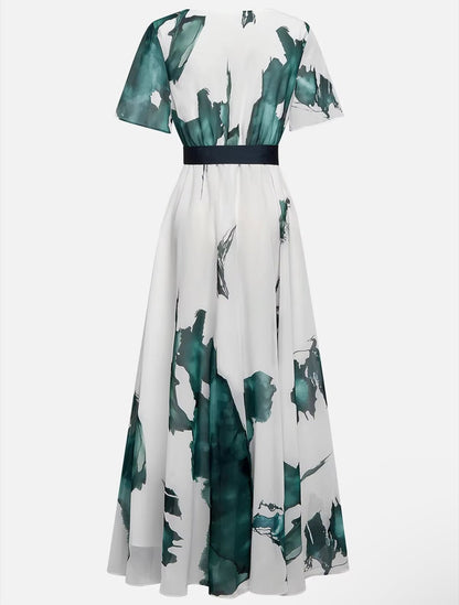 Isabelle | Maxi Watercolor Dress
