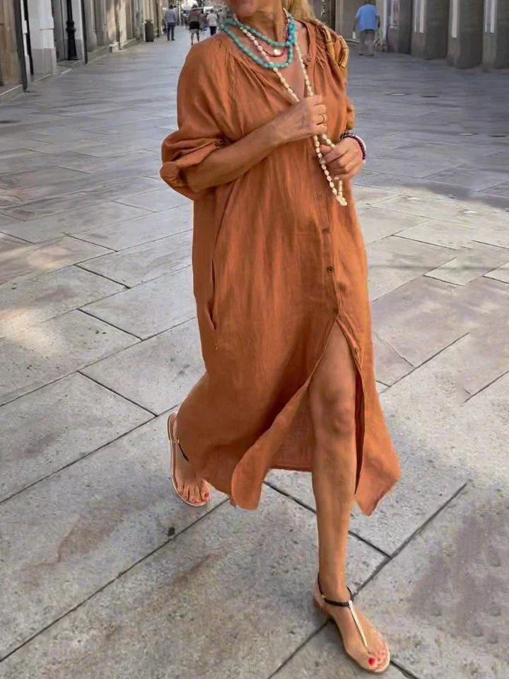 MARINA | Maxi dress with buttons